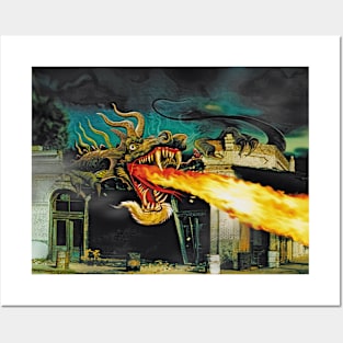 Dragon Fire Posters and Art